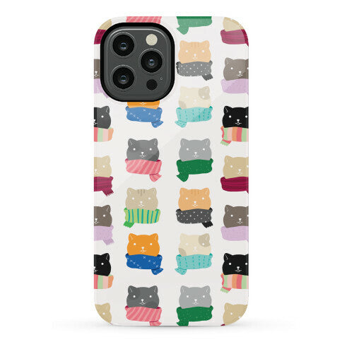 Cats In Scarfs Pattern Phone Case
